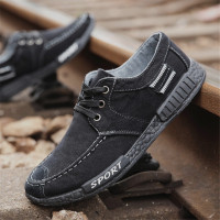 枫述2021春季新款鞋子男帆布鞋老北京布鞋百搭休闲鞋韩版潮流布鞋潮鞋