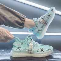 枫述莆田男鞋夏季百搭ins潮鞋芝麻街网面透气防臭青少年薄款运动