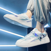 枫述板鞋男网鞋夏季透气潮鞋小白鞋百搭休闲潮流ins运动网面夏天白鞋