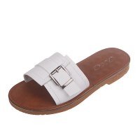 枫述2021新款凉拖女夏外穿时尚百搭高跟厚底网红一字拖沙滩鞋懒人拖鞋