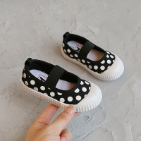 枫述女童帆布鞋幼儿园鞋儿童布鞋一脚蹬童鞋韩版学生板鞋中小童方口鞋