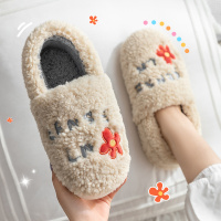 枫述棉拖鞋女冬天室内月子鞋可爱保暖包跟家用情侣毛绒棉鞋冬季