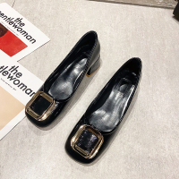 枫述法式小众晚晚风温柔鞋2022春秋新款气质软底单鞋女chic百搭粗跟鞋