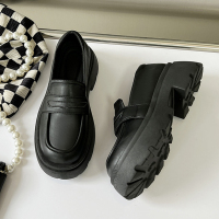 枫述英伦小皮鞋女配正装2022春秋新款日系jk制服鞋法式乐福鞋软皮单鞋