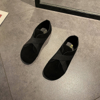 枫述平底单鞋子女2022年春夏季新款百搭软底豆豆鞋小众设计感