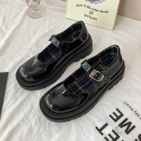 枫述2022年新款春秋季玛丽珍日系小皮鞋女百搭复古英伦风厚底圆头单鞋