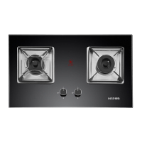 樱雪(INSE) Q2133(B)天然气灶 家用大火力 天然气 灶双灶台嵌两用 5.2kW猛火双灶