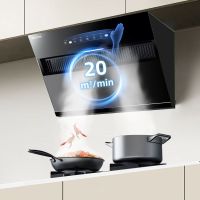 樱雪C2325(INSE)抽油烟机 侧吸式家用吸油烟机小尺寸 20立方大吸力脱排油烟机 自动清洗挥手智控