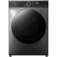 美的 (Midea) MD100K0 10公斤变频滚筒洗衣机全自动 蒸汽烘干 巴赫银