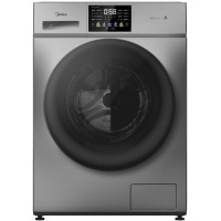 美的(Midea) MG100-1233WDY 滚筒洗衣机 巴赫银 不带银离子