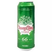 500ml重庆66啤酒