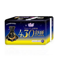 自由点无感无忧超薄舒睡430棉柔4片卫生巾