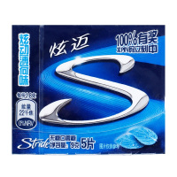 炫迈(Stride) 无糖口香糖9g(炫动薄荷味)