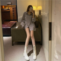 婕秘春夏季蕾丝白色可爱袜子潮薄款ins潮长筒袜光腿神器丝袜女士日系