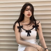 婕秘高腰气质白色吊带连衣裙仙女春夏显瘦小个子2021年新款a字短裙子