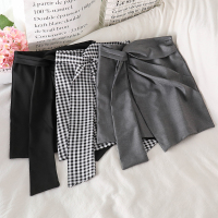 婕秘半身裙设计感女小众春季新款ins高腰显瘦不规则西装小个子a字短裙