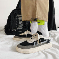 2021新款帆布鞋男韩版潮流百搭鞋子男潮鞋低帮青少年学生休闲板鞋