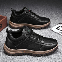 冬季加绒保暖棉鞋厨师鞋男鞋防滑防水工装户外登山劳保鞋工地鞋男