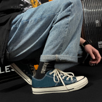 秋季新款复古1970s低帮帆布鞋男ins韩版潮流百搭情侣原宿港风板鞋
