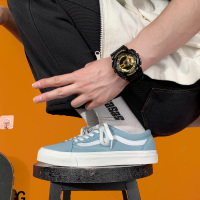 男鞋2021春季新款透气帆布鞋子男韩版潮流百搭情侣滑板鞋原宿港风