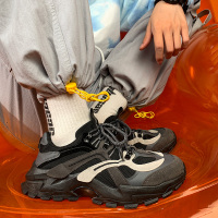 秋季新款港风ins超火暗黑系老爹鞋男韩版潮流百搭高街风运动鞋子