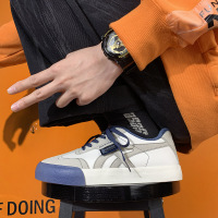 秋冬季加绒加厚chic板鞋男韩版潮流百搭情侣潮牌鞋子学生低帮棉鞋