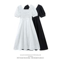 白色连衣裙2021新款裙子仙女超仙森系法式长裙闺蜜装连衣裙女夏季