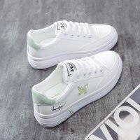 婕秘小白鞋女学生2022年秋冬季新款百搭平底秋季白鞋网红板鞋潮