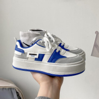 婕秘小鞋女2022年新款春季百搭ins潮休闲厚底ulzzang学生