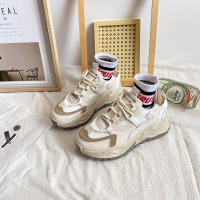 婕秘网红老爹鞋女ins潮2022年春季新款透气厚底百搭休闲运动鞋女