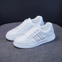 婕秘小白鞋女鞋子2022新款春秋平底学生百搭鞋子时尚休闲运动板鞋