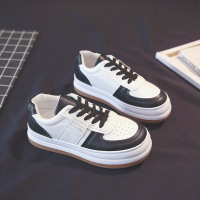 婕秘小白鞋子女2022春季新款学生百搭帆布鞋厚底休闲运动板鞋女ins潮