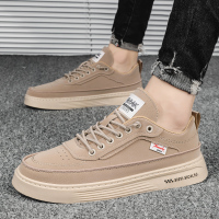 婕秘2021新款男鞋秋季潮流百搭休闲平底板鞋男士轻便上班工作劳保潮鞋