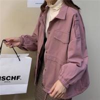 苏芈盐系外套女复古港味春秋2021新款韩版宽松上衣百搭bf风工装夹克潮