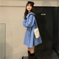 苏芈可甜法式连衣裙女春秋2021年新款学院风仙女裙设计感小众衬衫裙潮