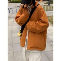 苏芈两面穿外套女春装2021新款韩版宽松上衣百搭显瘦复古港味炸街夹克