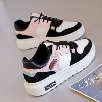 春秋季新款板鞋女学生韩版2021百搭老爹运动休闲鞋子潮小白鞋