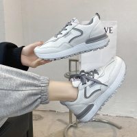 运动鞋女ins潮2021年春秋新款百搭透气跑步老爹鞋小白鞋休闲