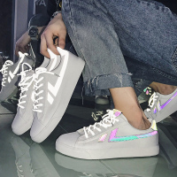 男鞋子潮鞋百搭潮流小白帆布鞋男生低帮韩版chic板鞋ins低帮布鞋