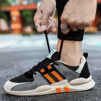 男鞋2021新款春季韩版潮流百搭初中生帆布板鞋青少年运动休闲潮鞋