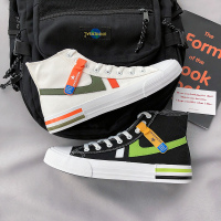 帆布鞋男高帮鞋子男潮鞋韩版潮流休闲板鞋秋季透气百搭学生布鞋男