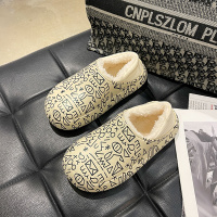 拖鞋女冬天时尚居家保暖网红ins潮外穿拖鞋女士秋冬季