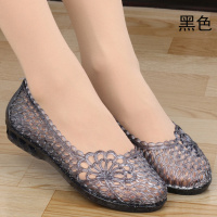 婕秘洞洞鞋凉鞋女沙滩鞋鞋鸟巢鞋凉鞋塑料水晶果冻鞋女鞋夏新款妈妈鞋