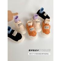 婕秘儿童鞋子春秋款2021新款百搭软底单鞋男童休闲鞋秋季宝宝帆布鞋潮