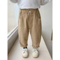 婕秘男童裤子春秋宝宝秋装小童洋气婴儿秋款外穿潮儿童休闲裤秋季薄款