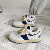 婕秘加绒鞋子女2021年新款运动小白鞋ins百搭潮2021年春秋季单鞋