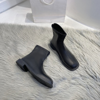 婕秘长靴女2021新款百搭显瘦靴子高筒靴秋季后拉链小众不过膝骑士靴女