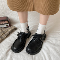 婕秘复古英伦风小皮鞋女2022春季新款韩版百搭学院风平底单鞋日系jk鞋