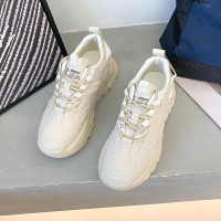 婕秘老爹鞋女ins潮火网红显脚小2022春季新款厚底白色运动鞋子