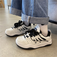 婕秘韩版鞋女2022春季新款女鞋学生百搭港风休闲鞋小众街拍板鞋子